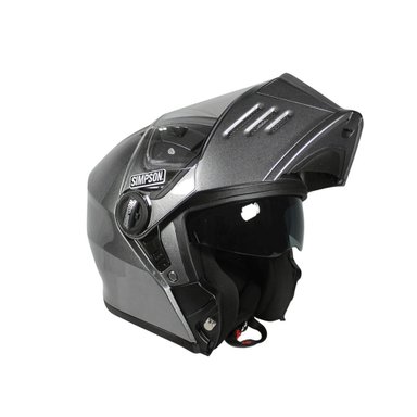CASCO ABATIBLE SIMPSON DARKSOME GUNMETAL - 1