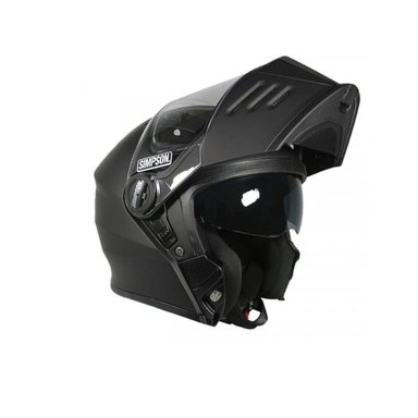 CASCO DE MOTO SIMPSON DARKSOME NEGRO MATE - 3