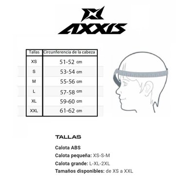 CASCO AXXIS HAWK SV EVO IXIL TITANIO MATE - 5