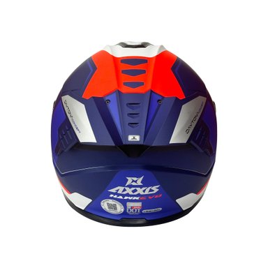 CASCO AXXIS HAWK SV EVO DAYTONA C7 AZUL MATE - 3