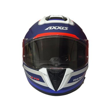 CASCO AXXIS HAWK SV EVO DAYTONA C7 AZUL MATE - 4