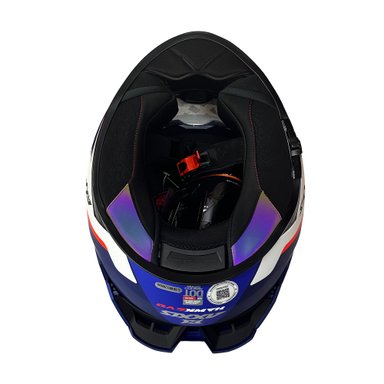 CASCO AXXIS HAWK SV EVO DAYTONA C7 AZUL MATE - 6