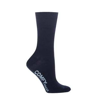 CALCETÍN MUJER MONARCH COMFY BAMBOO LISO AZUL MARINO - 1