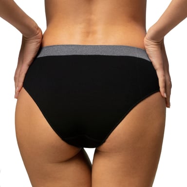 CALZÓN MUJER POMPEA ECO FRIENDLY NEGRO - 2