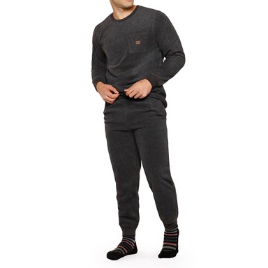 PIJAMA HOMBRE HEAT HOLDERS OI24 P POLAR TÉRMICO MARENGO - 1