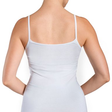 CAMISETA ALGODÓN SPANDEX PABILO EN COLOR BLANCO MONARCH - 2