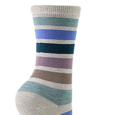 2 PARES CALCETIN BAMBOO FRANJAS LOFT LARGO 3/4 MONARCH - 2