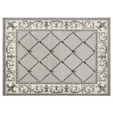 ALFOMBRA KASHAN KING CONTEMPORÁNEA MODERNA 503 GRIS 153 X 213 CM - 1