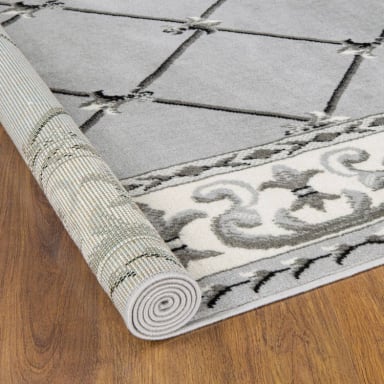 ALFOMBRA KASHAN KING CONTEMPORÁNEA MODERNA 503 GRIS 153 X 213 CM - 3