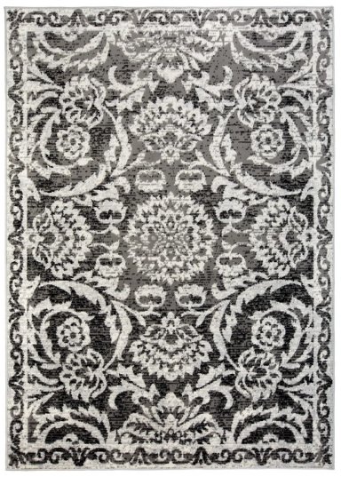 ALFOMBRA MODALFO KASHAN KING CONTEMPORÁNEA MODERNA 506 GRIS 153 X 213 CM - 1