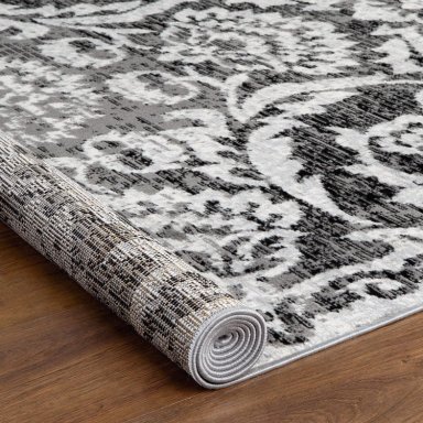 ALFOMBRA MODALFO KASHAN KING CONTEMPORÁNEA MODERNA 506 GRIS 153 X 213 CM - 2