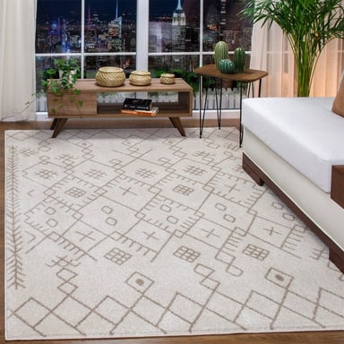 ALFOMBRAS MODALFO FLORIDA CONTEMPORÁNEA MODERNA MODA 2700 BEIGE 200 X 290 CM - 2