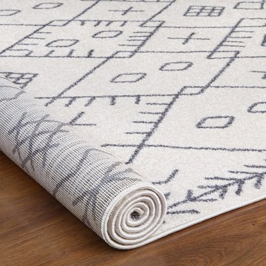ALFOMBRAS MODALFO FLORIDA CONTEMPORÁNEA MODERNA MODA 2700BLANCO 160 X 230 CM - 3