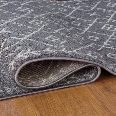ALFOMBRAS MODALFO FLORIDA CONTEMPORÁNEA MODERNA MODA 2700 GRIS 120 X 180 CM - 4