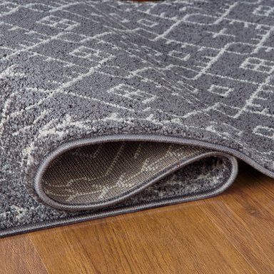 ALFOMBRAS MODALFO FLORIDA CONTEMPORÁNEA MODERNA MODA 2700 GRIS 160 X 230 CM - 4