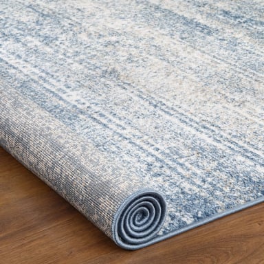 ALFOMBRA MODALFO FLORIDA CONTEMPORÁNEA MODERNA 34 AZUL 120 X 180 CM - 3