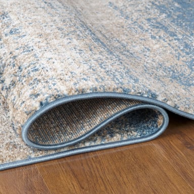 ALFOMBRA MODALFO FLORIDA CONTEMPORÁNEA MODERNA 34 AZUL 120 X 180 CM - 4