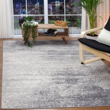 ALFOMBRA MODALFO FLORIDA CONTEMPORÁNEA MODERNA 34 GRIS 244 X 305 CM - 2
