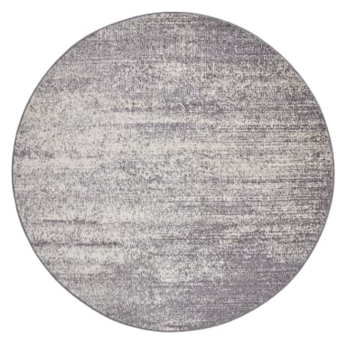 ALFOMBRA MODALFO FLORIDA CONTEMPORÁNEA MODERNA REDONDA 34 GREY 160 X 160 CM - 1