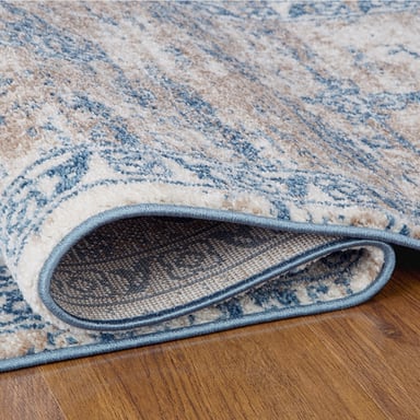 ALFOMBRAS MODALFO FLORIDA CONTEMPORÁNEA MODERNA MODA 6300 AZUL 120 X 180 CM - 4