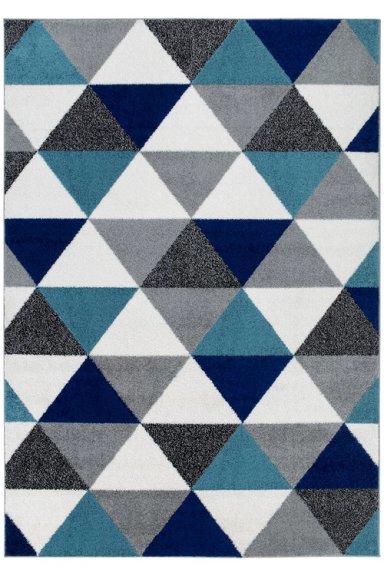 ALFOMBRA MODALFO FLORIDA CONTEMPORÁNEA MODERNA 80 TURQUESA 120 X 180 CM - 1