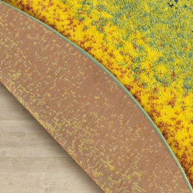 ALFOMBRA MODALFO FLORIDA CONTEMPORÁNEA MODERNA REDONDA MULTICOLOR 160 X 160 CM - 4