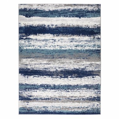 ALFOMBRA MODALFO FLORIDA CONTEMPORÁNEA MODERNA AZUL 240 X 305 CM - 1