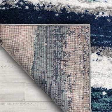 ALFOMBRA MODALFO FLORIDA CONTEMPORÁNEA MODERNA AZUL 240 X 305 CM - 4