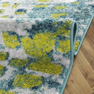 ALFOMBRA MODALFO FLORIDA CONTEMPORÁNEA MODERNA VERDE 160 X 210 CM - 3