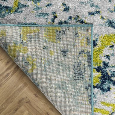 ALFOMBRA MODALFO FLORIDA CONTEMPORÁNEA MODERNA VERDE 160 X 210 CM - 4