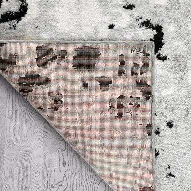 ALFOMBRA MODALFO FLORIDA CONTEMPORÁNEA MODERNA PASILLO GRIS 70 X 230 CM - 4
