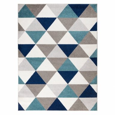 ALFOMBRA MODALFO FLORIDA CONTEMPORÁNEA MODERNA TURQUESA 160 X 210 CM - 1