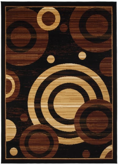 ALFOMBRA KASHAN KING NEGRA 123 CM X 185 CM - 1