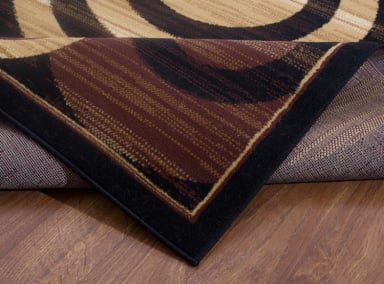 ALFOMBRA KASHAN KING NEGRA 123 CM X 185 CM - 4