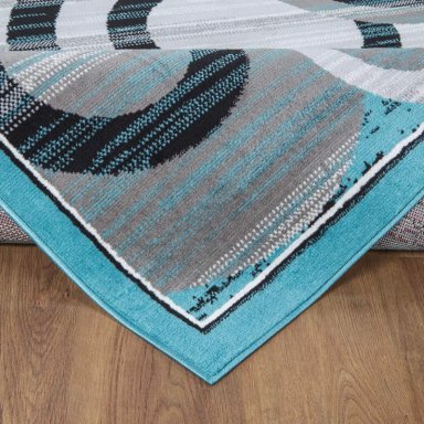 ALFOMBRA KASHAN KING AZUL 123 CM X 185 CM - 4