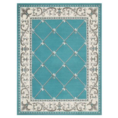 ALFOMBRA KASHAN KING AZUL 123 CM X 185 CM - 1