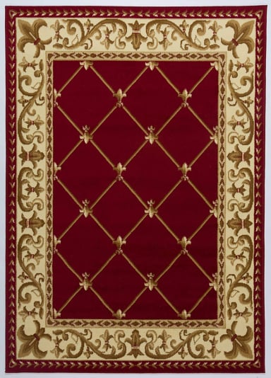 ALFOMBRA KASHAN KING ROJO 123 CM X 185 CM - 1