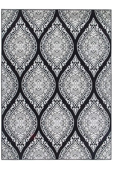 ALFOMBRA KASHAN KING NEGRA 123 CM X 185 CM - 1