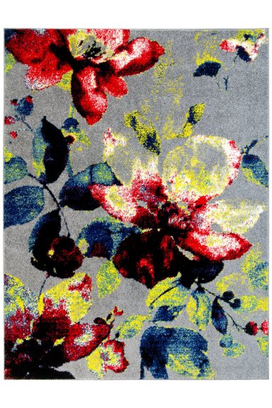 ALFOMBRA FLORIDA GRIS 120 X 180 CM - 1