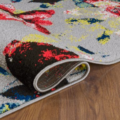 ALFOMBRA FLORIDA GRIS 200 X 290 CM - 3