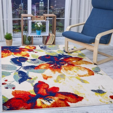 ALFOMBRA FLORIDA BLANCO 300 X 400 CM - 2