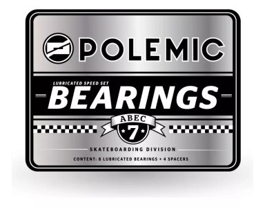 RODAMIENTOS SKATE ABEC 7 - POLEMIC - 1