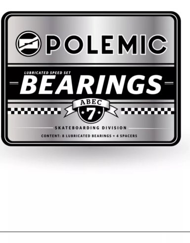 RODAMIENTOS SKATE ABEC 7 - POLEMIC - 3