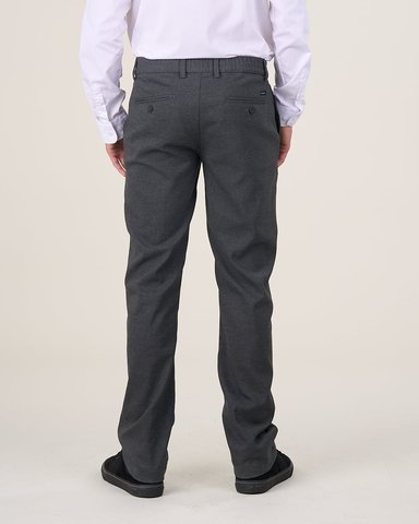 PANTALÓN NIÑO POLEMIC GRIS ESCOLAR SLIM FIT - 4