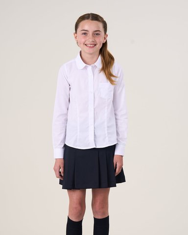 BLUSA ESCOLAR NIÑA TALLA 6 A 10 POLEMIC - 1