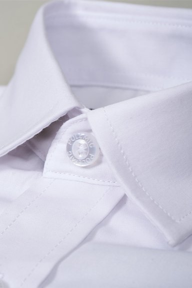 CAMISA BLANCA ESCOLAR SLIM FIT 12 A 18 POLEMIC - 5