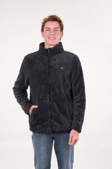 POLERON BONDED SHAGGY SIN GORRO NEGRO WI8300 POLEMIC - 2