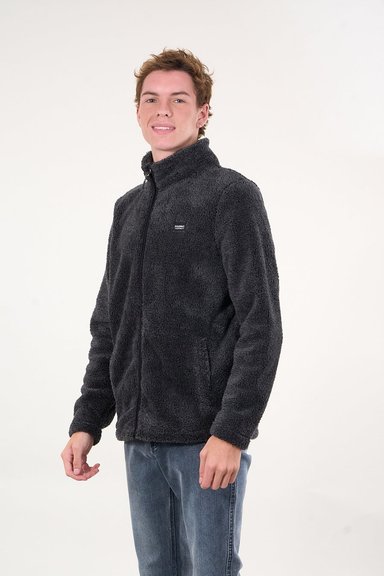 POLERON BONDED SHAGGY SIN GORRO NEGRO WI8300 POLEMIC - 3