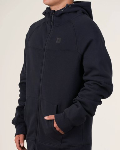 POLERON ESCOLAR FRANELA RAGLAN CIERRE Y GORRO CP28 (S-XL) POLEMIC - 2