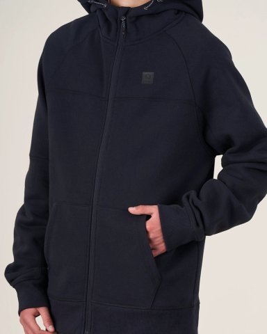 POLERON ESCOLAR FRANELA RAGLAN CIERRE Y GORRO CP28 (T.12-T.18) POLEMIC - 4